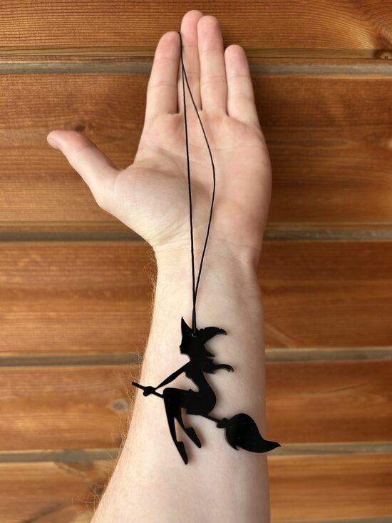 Baby witch keychain