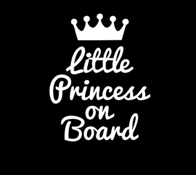 Uzlīme Little princess on board