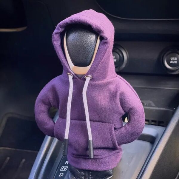 #86 Violets džemperis uz ātrumkārbas rokturi