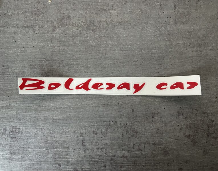 #153 uzlīme Bolderay car
